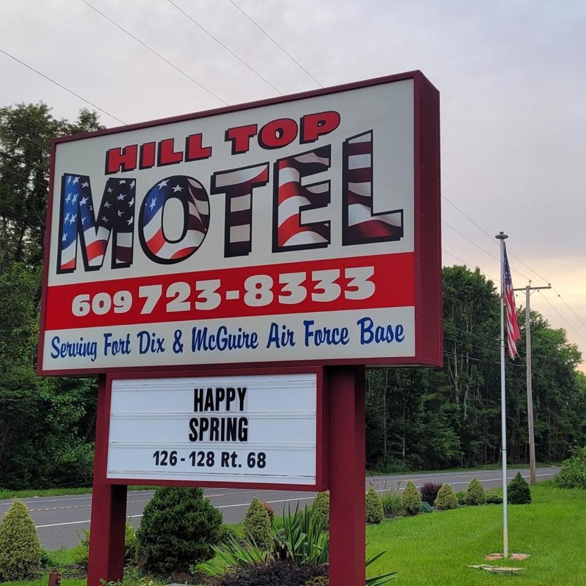 Hill Top Motel Wrightstown Екстериор снимка